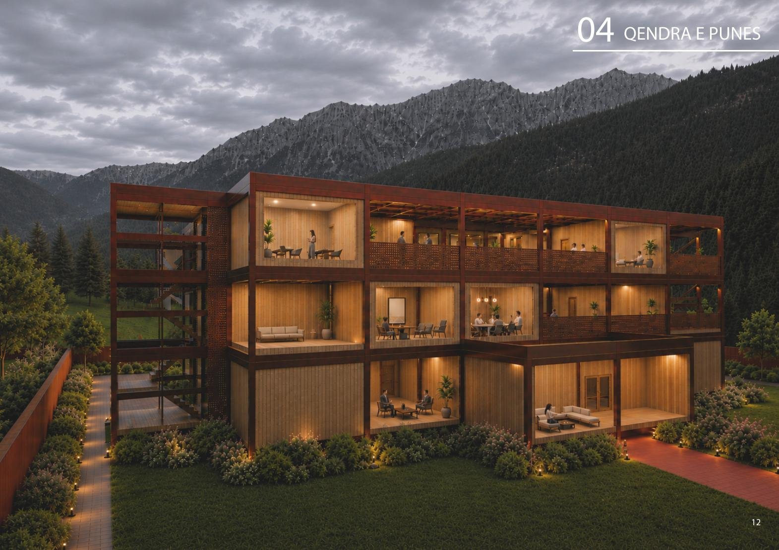 Qendra e Punes ne peizazh malor